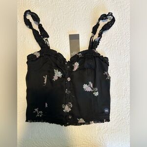 Abercrombie Floral Corset Cami